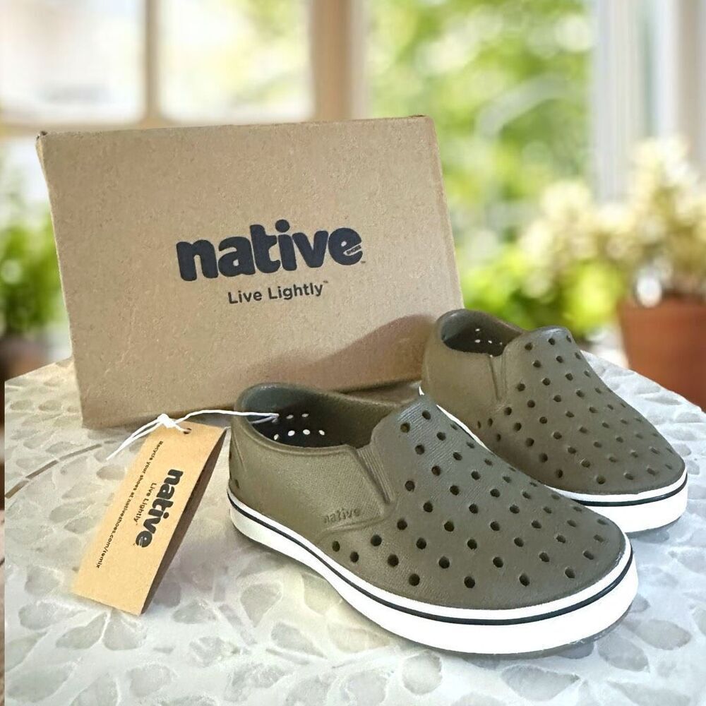 Native Miles Kids Unisex Slip On Play Water Shoes Sneaker Toddler Size 6 - Picture 6 of 10